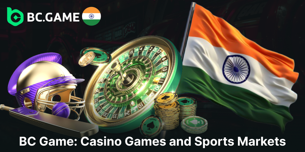 BC Game casino and betting website available for players from India
